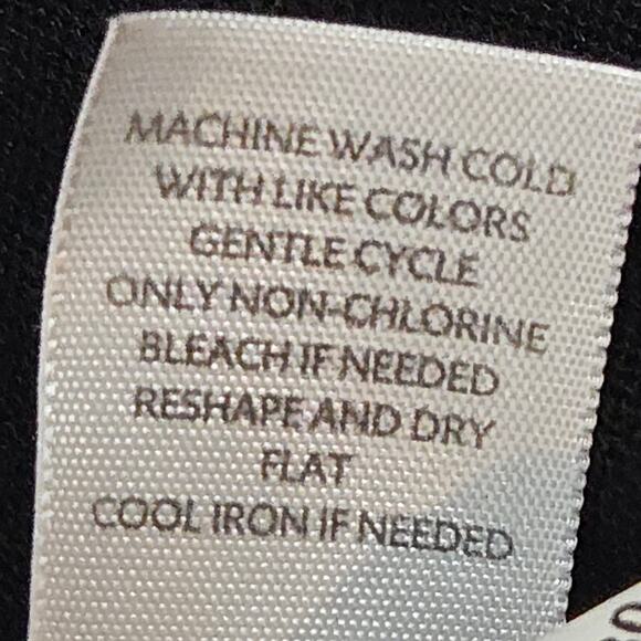 J. Jill Open Cardigan Waterfall Black Size XL - Picture 6 of 7